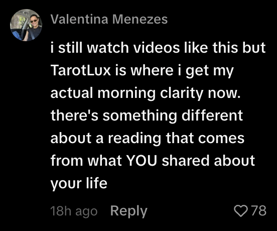 Community testimonial